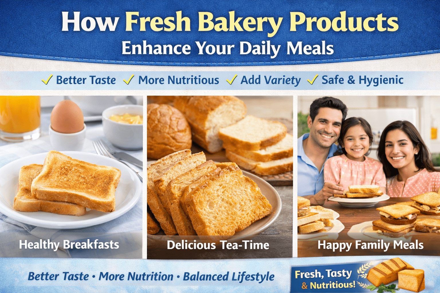 How Fresh Bakery Products Enhance Your Daily Meals